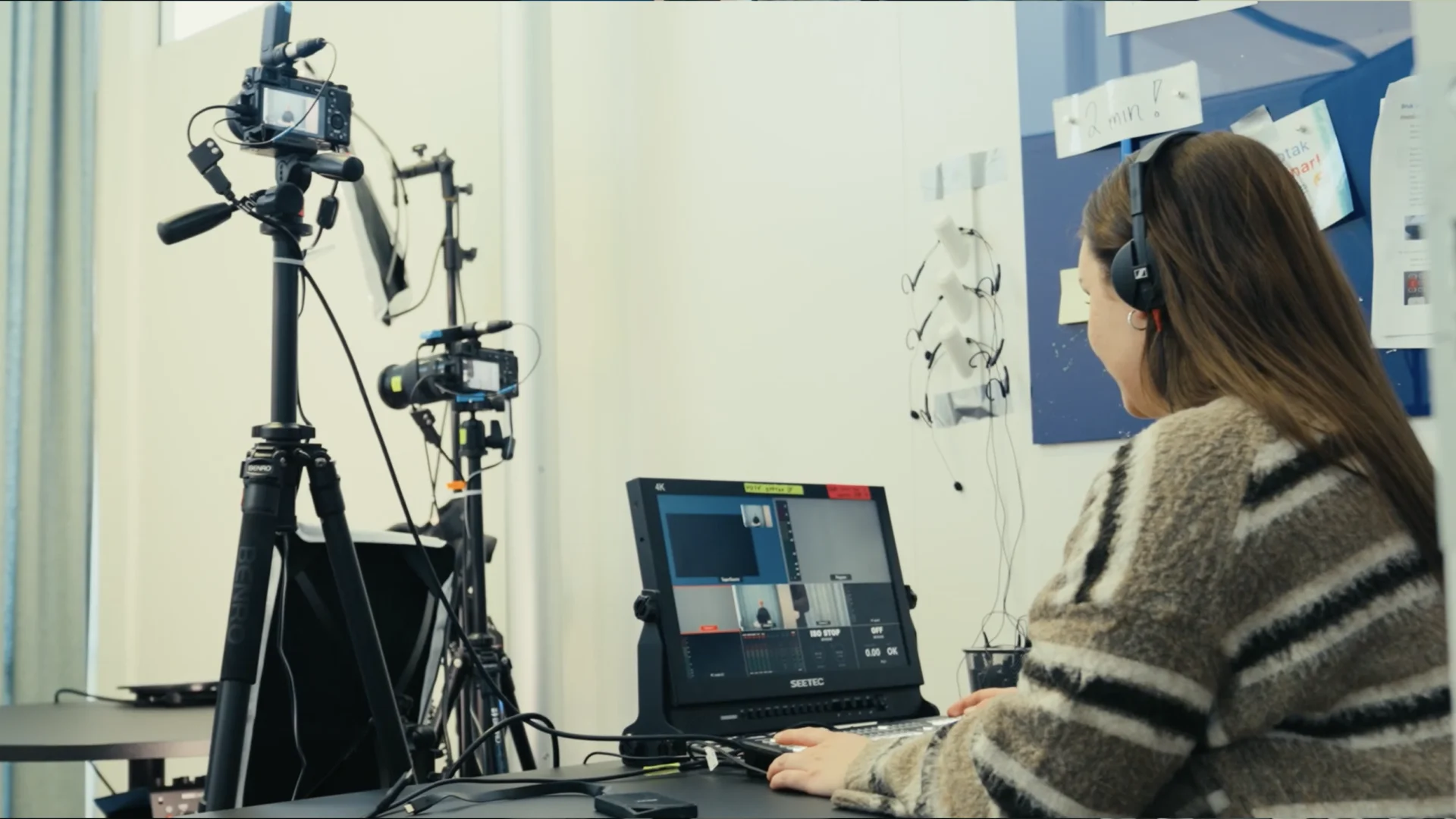 Screenshot from a NEK recording